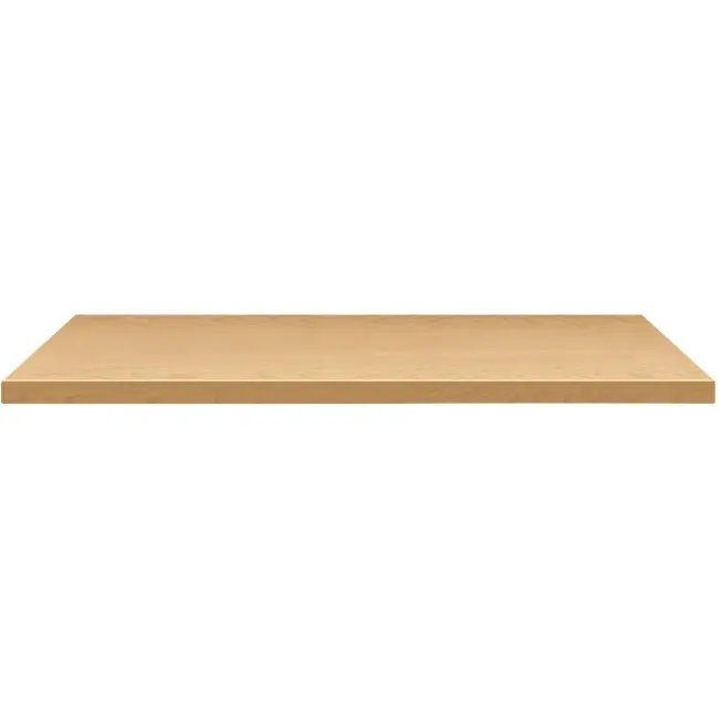 HON BTSQ36NDD 1-Piece Between-Laminate Square Tabletop, 36"x36"x1.13" Natural Maple, Lightweight, Scratch Res., Pre-Drilled, X-Base Comp., Space-Saving, Assembly Required for Cafes, Meetings
