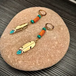 Golden light eagle feathers