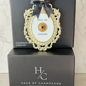 Press for Champagne Functional Doorbell - Perfect for Celebrations and Special Occasions