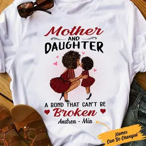 Personalized BWA Mom Mother And Daughter T Shirt AG61 30O57
