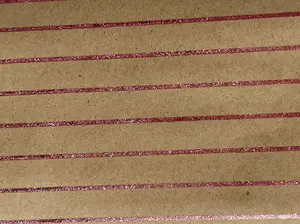 Flamingo Pink Stripes Wrapping Paper