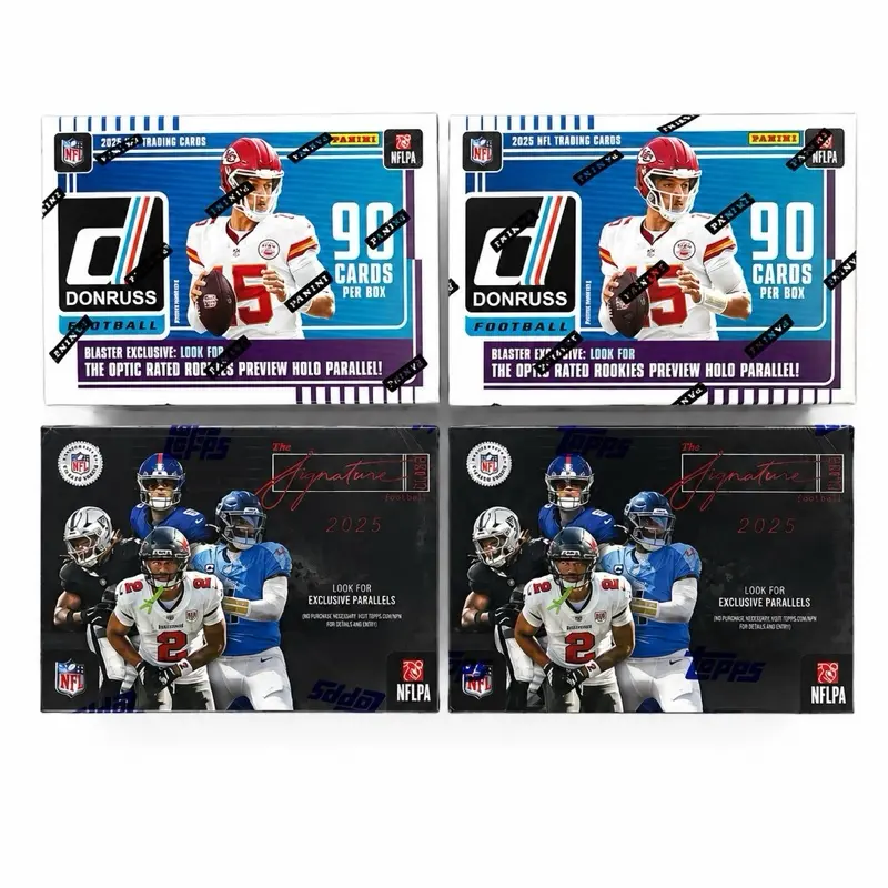 BREAK #117- 4 box break 2- 2025 TOPPS SIGNATURE BLASTERS 2- DonRuss Blasters