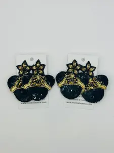 Minnie Safari Hat Earrings - MBA Exclusive
