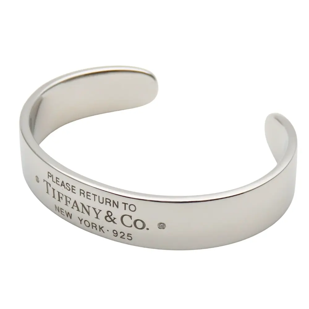 Pre-owned Tiffany & Co. Sterling Silver 925 (Ag925) Small Leather