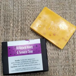 Dream Faces All Natural Honey and Turmeric Soap Healthcare Facial Comfort Cleansing Skin Repair Skincare Facial Wash Facial Cleansing Cleanser