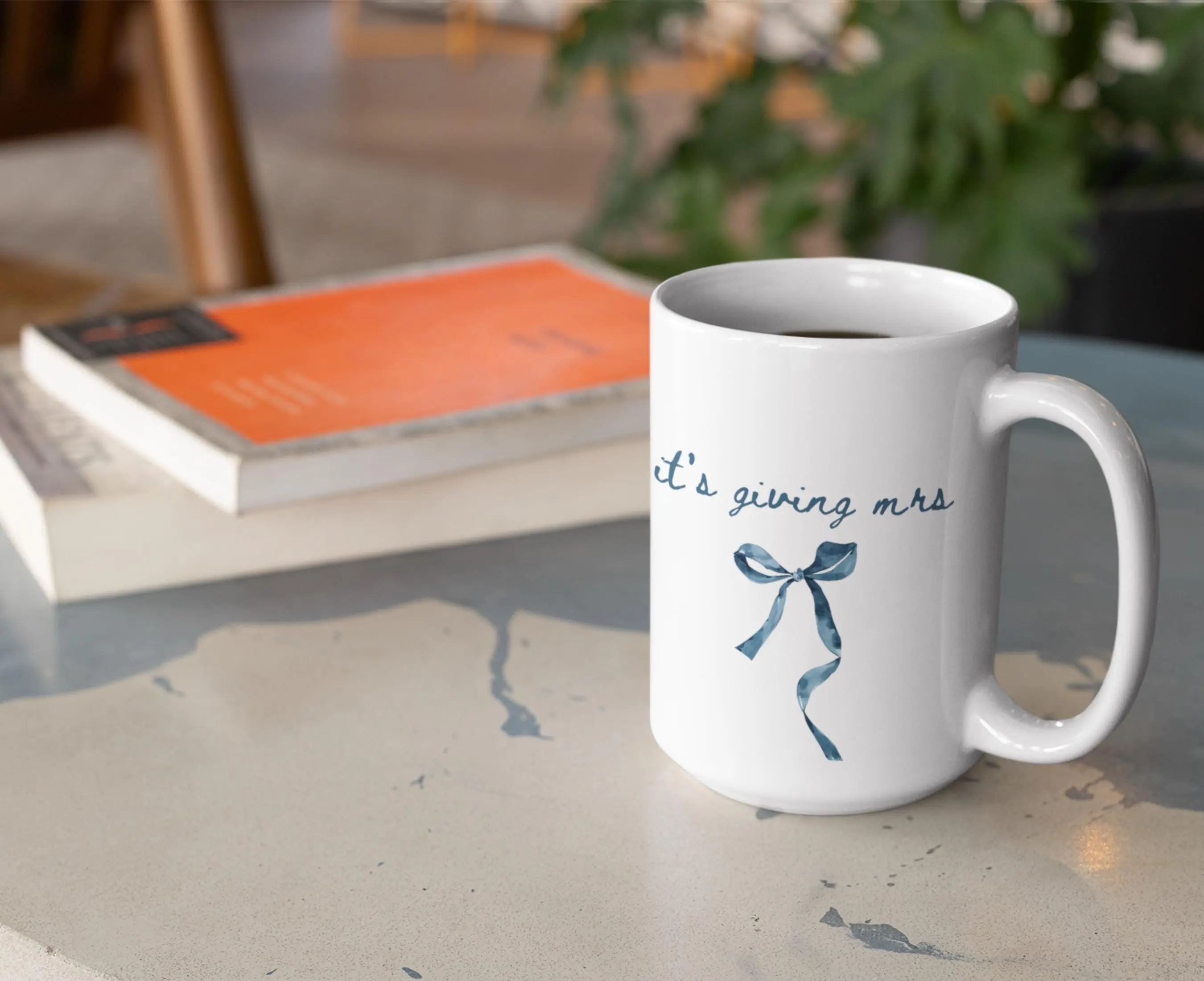 Its Giving Mrs Mug, Future Mrs Gift, Bridal Shower Mug, Custom Engagement Coffee Cup, Bride to Be Gift, Wedding Planning Mug