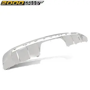 Rear Bumper Lower Trim Fit For Mercedes-Benz ML550 ML500 2013-2015 Silver