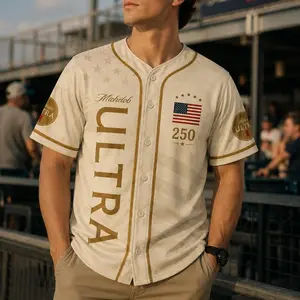 Michelob Ultra Baseball Jersey, 250 Celebrations Jersey, 1776 2026 Patriotic Shirt, 4th of July Gift, Freedom Jersey Comfortable to wear