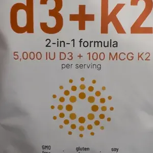 Product Review of Micro Ingredients Vitamin D3 K2 5000IU Softgels | Infused with Sunflower Seed Oil, Vitamin K2 MK7 + Vitamin D Supplement, Non-GMO, No Gluten from m**a
