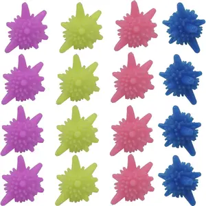 16 Pcs Washer Balls,Reusable Tangle-Free Laundry Scrubbing Balls,Solid Colorful Laundry Washing Balls Enhance Your Machine Cleaning Power (Color Random)