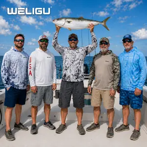 Men's UPF 50+ Sun Protection Hoodie Shirt Long Sleeve SPF Fishing Outdoor UV Hiking Lightweight Shirts, Moisture Wicking & Quick Dry