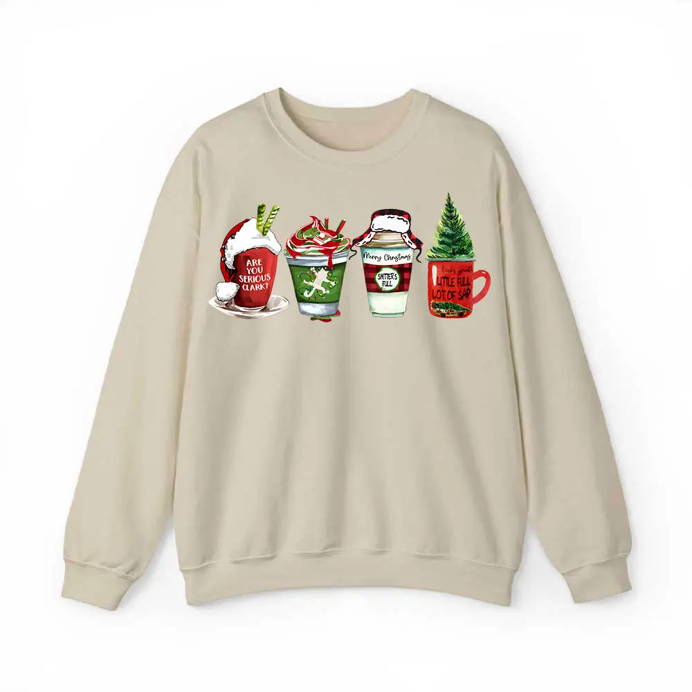 Retro Family Christmas Vacation Coffee Sweater Hoodie Shirt Cotton Fit christmas vacation