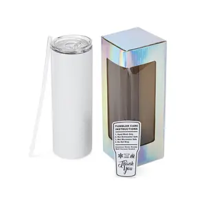 Makerflo 20 oz White Skinny Sublimation Blank Tumbler with Lid and Straw | Craft-Ready for DIY Gifts & Personalization (Sublimation, Epoxy, UV DTF, Vinyl, and Laser Engraving)