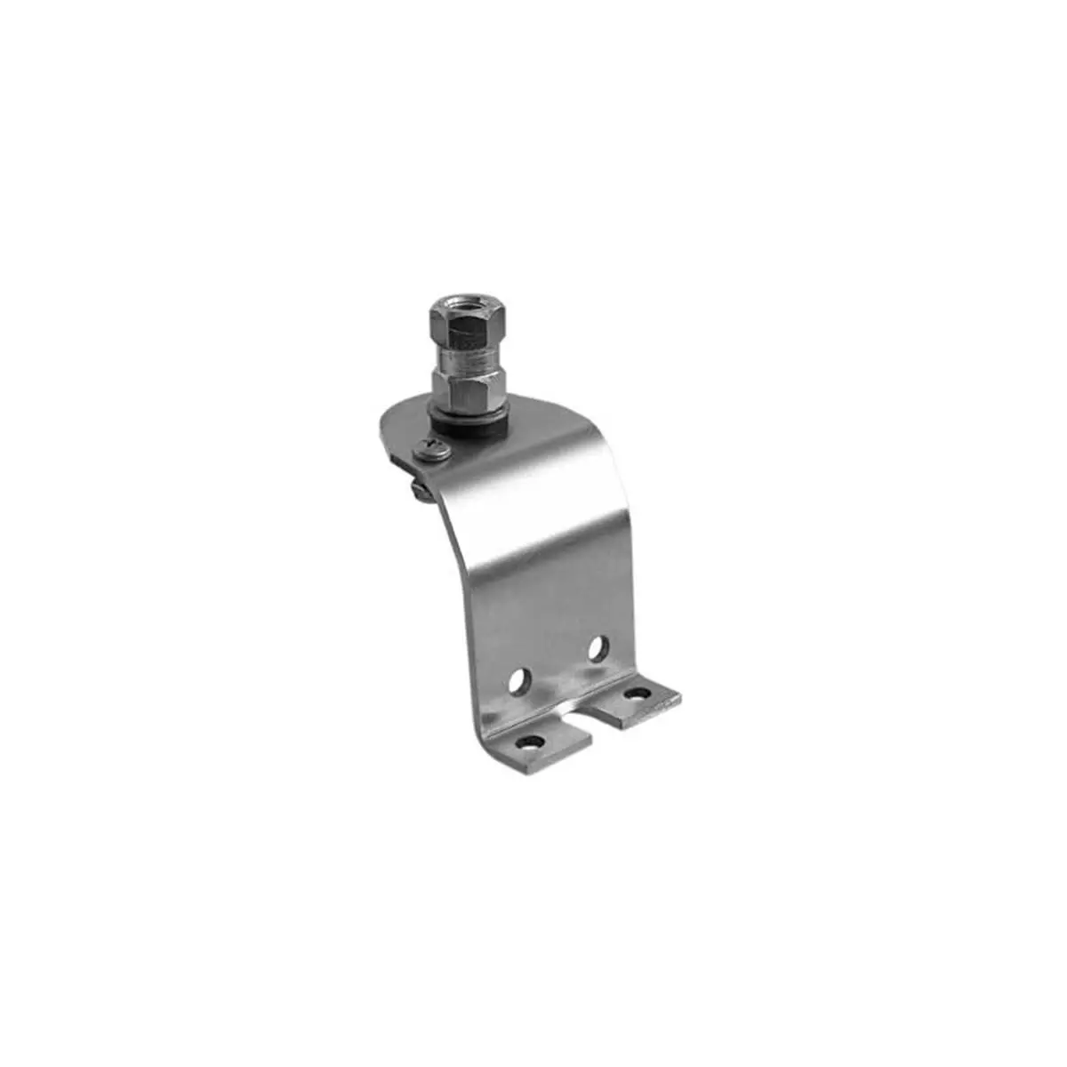 Kalibur KGM1-L Stainless Steel Hood Channel Mobile Antenna Mount for GMC Sierra, GMC/Chvy Lug-Type Fitment, High-Quality Components, Requires Lug-Type Cable Connectors