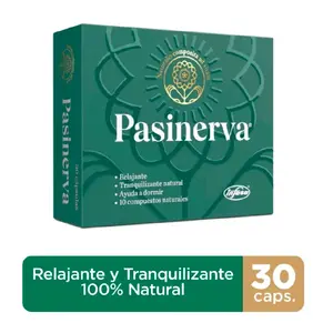 Pasinerva 1 Caja con 30 cápsulas Natur Dietary Supplement -Microdoses of Vitamin B1, B2, B3, MSM, Glucosamine & Omega for Healthcare and Edible Fitness From Guatemala