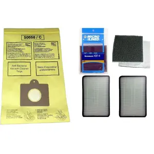11 Kenmore Type C or Q Canister Vacuum Bags, (1) CF1 81002 Motor Chamber Filter, (2) EF1 86889 Exhaust Filters, Fits Progressive, Intuition