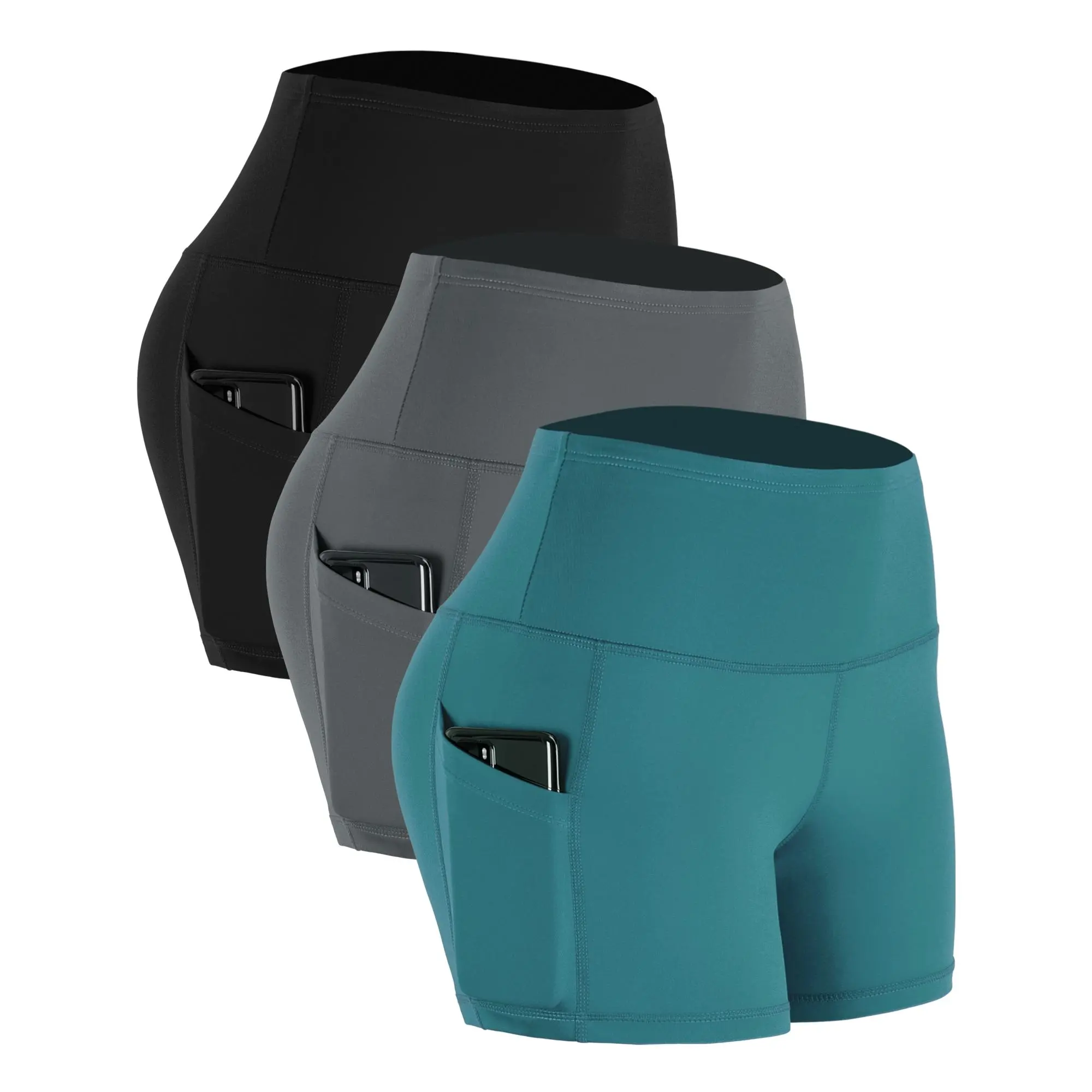 16# Black & Grey & Turquoise