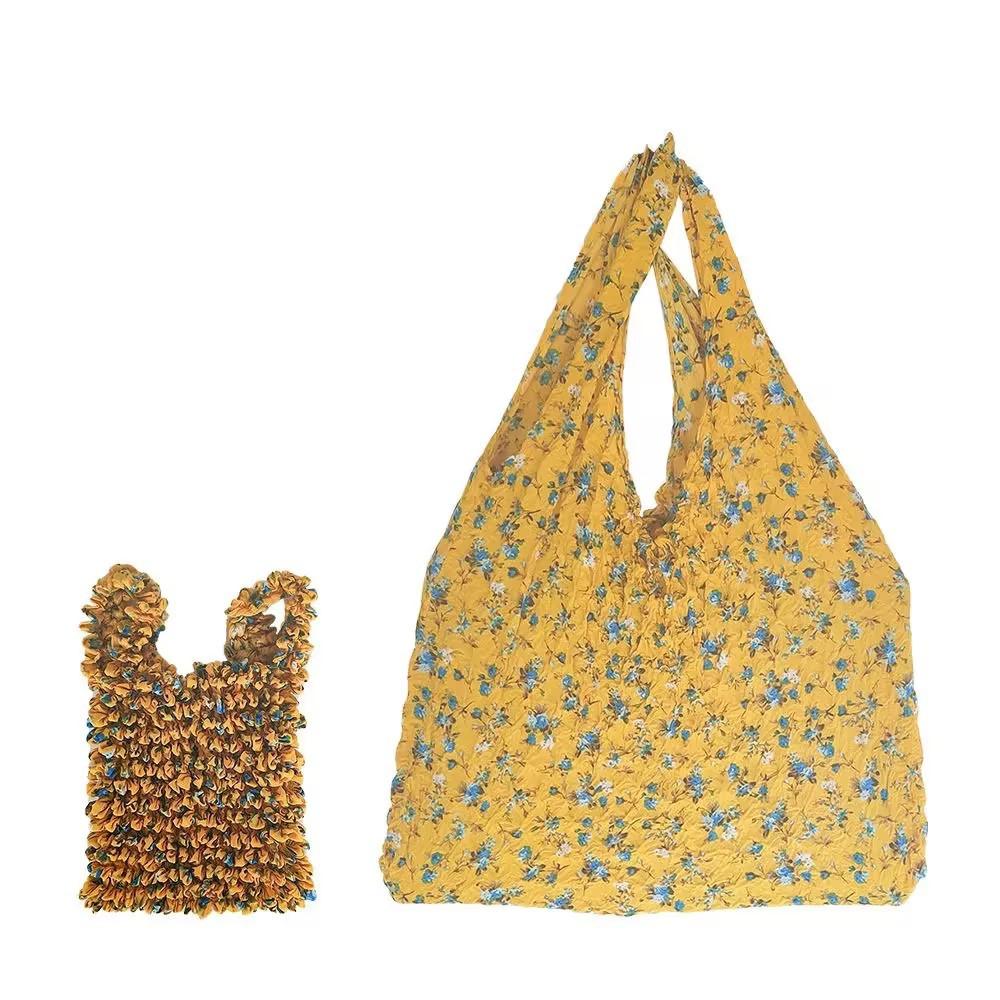 Trendy Stretch Crinkle Shopping Bag, Foldable Reusable Tote Bag, Heavy Duty Reusable Grocery Tote for Women & Travel Trendy Stretch Crinkle Shopping Bag, Foldable Reusable Tote Bag, Heavy Duty Reusable Grocery Tote for Women & Travel