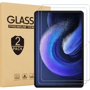 2-piece set suitable for Xiaomi tablet 6 tablet 6 Pro 11 inch 2023 9H hardness, transparent screen protector, anti fingerprint, anti glare, anti scratch