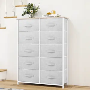 Fabric Storage Tower Dresser Organizer