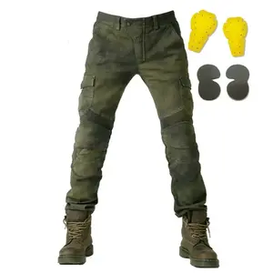 2025 New Motorcycle Riding Jeans Racing Pants with Protective Gear Drop-Resistant Riding Motorcycle Pants Knight Pants Menswear Man