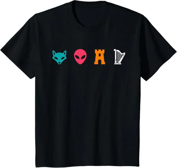 Funny Spurs Fox Alien Castle Harper T-Shirt, Funny Spurs Youth T-shirt, Soft & Comfortable Cotton Tee