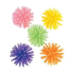 1" Bulk 72 Pc. Mini Bright Colors Vinyl Porcupine Ball Assortment