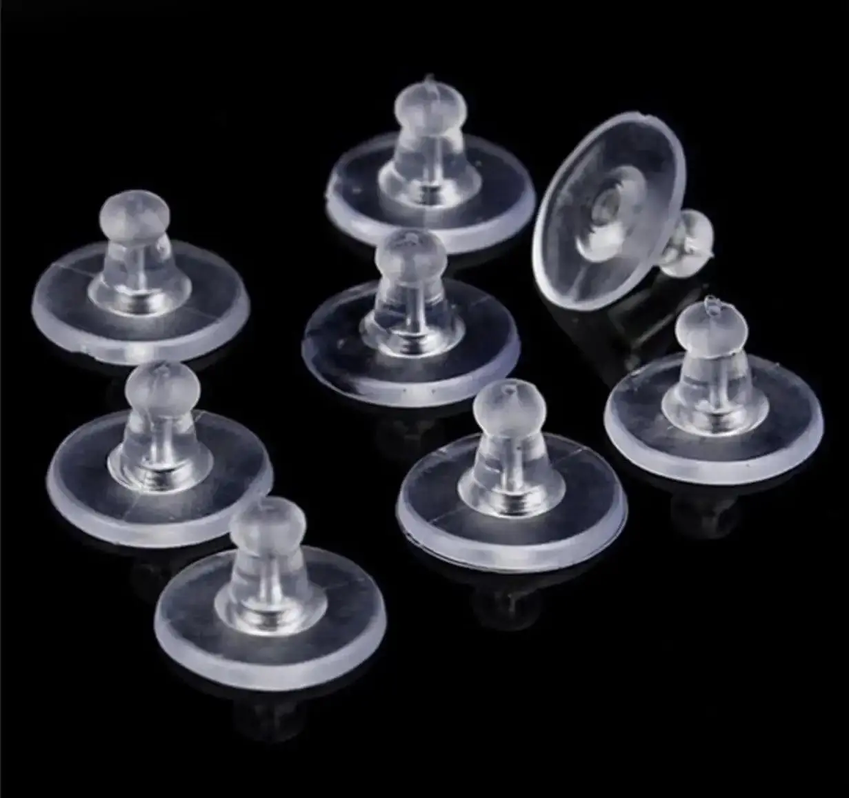 Silicone Earring Stopperz ( 10 Pairs) Silicone Earring Stopperz ( 10 Pairs)