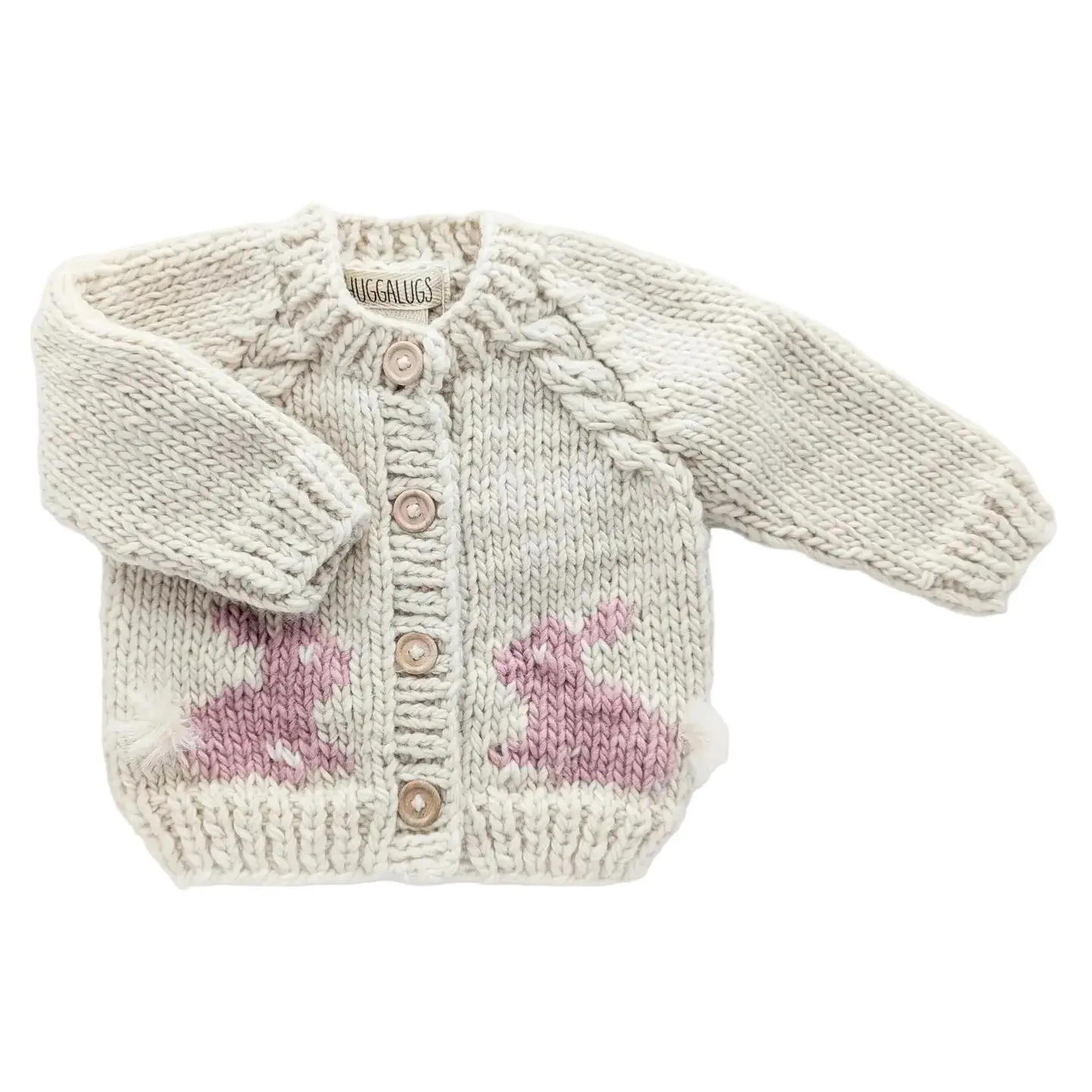 Bunny Cardigan- Pink