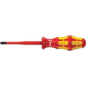 WERA 05006466001 Screwdriver "165iS PZ/S VDE" for Slotted/-Screws 2x100mm, Multicolor, PZS2 x 100mm