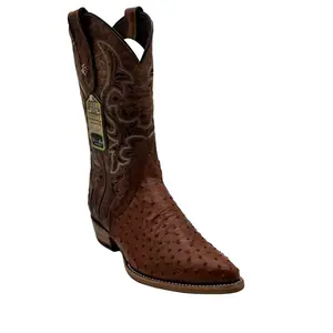 Ostrich Luka Brandy Snip Toe