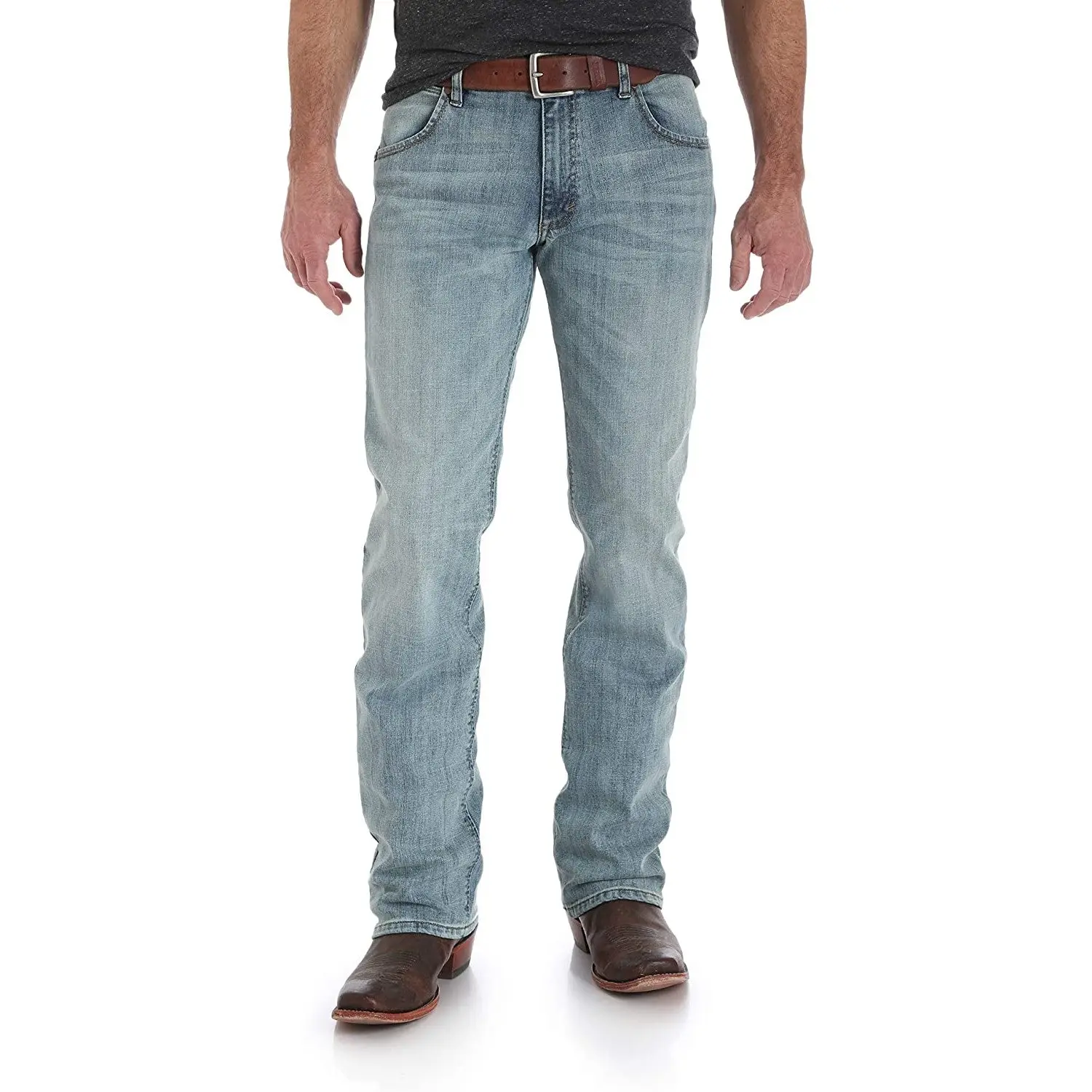 Wrangler Men's Retro® Slim Light Wash Bootcut Jean 77MWZBR