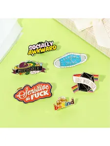 1pc Creative Oil Drop Brooch, Multiple Styles of Alloy Clothing Accessories, Fashion Accessory