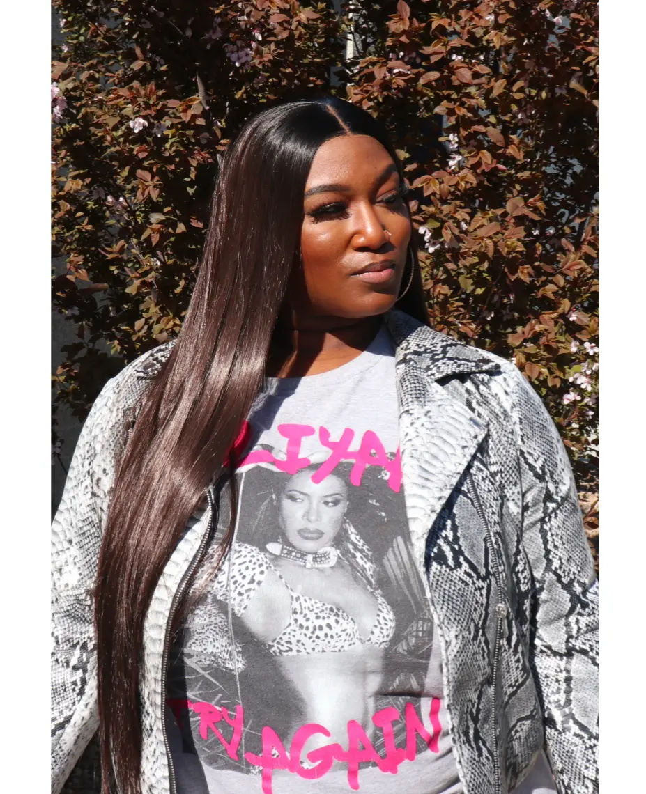 #4 Chocolate Brown Ombre Synthetic Wig