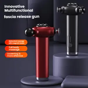 Portable Electric Massage Gun for Deep Tissue Muscle Relaxation - Battery Powered Fascia Release Device for Full Body Personal Care