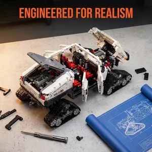 3088PCS Motorized Tracked Off-Road Vehicle Building Kit - STEM Engineering Car Model with Power Group, Realistic Details, Challenging Hobby Build & Display for Teens & Adults