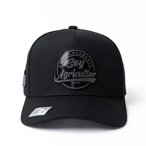 Soy agricultor SnapBack hat-black