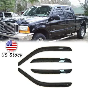 For 1999-2016(Ford F250/F350/F450 Super Duty Super/Extended cab Only) Window Visor/WeatherShield/Rain Visor Car Accessories Truck Cover
