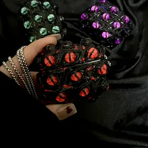 3D Cthulhu Devil Eyes For AirPods Pro AirPods Pro 2 Earphone Case, gothic dark personality style For AirPods 3 AirPods 4 Earphone Case, niche ins fashion design Headphone Accessories