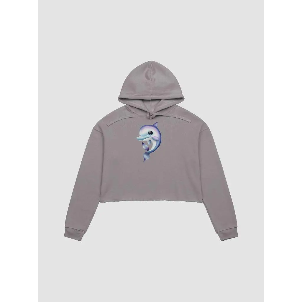 Dolphin Cutie Crop Hoodie