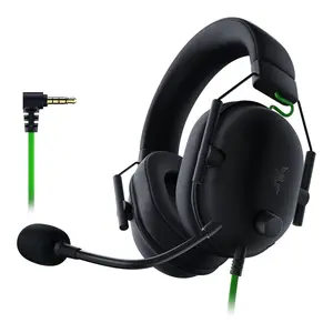 Razer BlackShark V2 X Gaming Headset: 7.1 Surround Sound - 50mm Drivers - Memory Foam Cushion - For PC, PS4, PS5, Switch - 3.5mm Audio Jack - Black