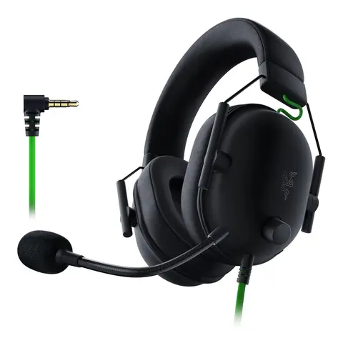 Razer BlackShark V2 X Gaming Headset: 7.1 Surround Sound - 50mm Drivers - Memory Foam Cushion - For PC, PS4, PS5, Switch - 3.5mm Audio Jack - Black