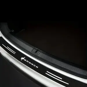 5pcs Carbon Fiber Car Sticker, Car Decals, Car Door Protective Strip for Ford Bronco, Durable Automotive Accessories, Easy Installation