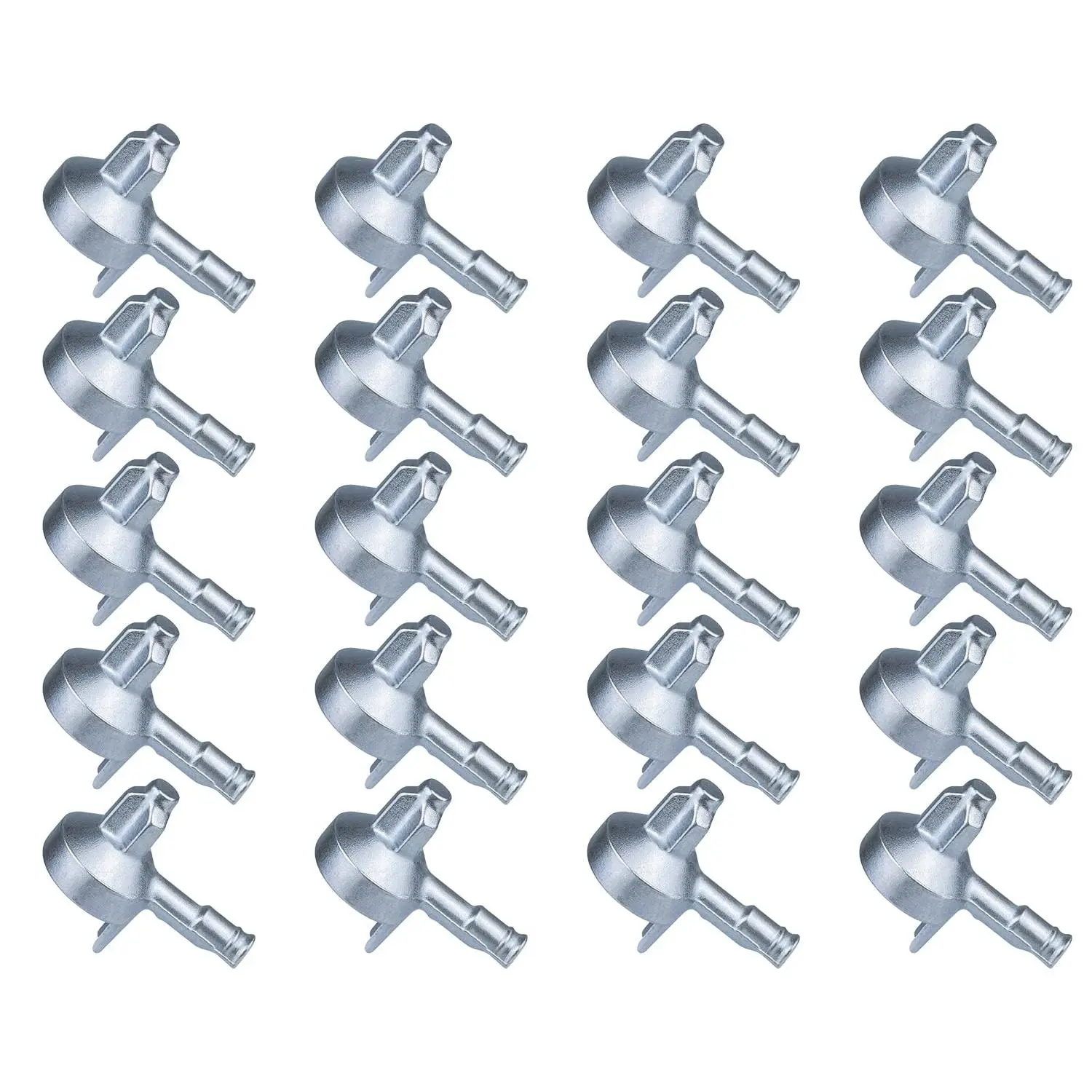 Shelf Support Pins/Pegs for IKEA Part 131372, for Billy, Lommarp, Morliden, Songesand, Eket, Sundlandet and Similar Systems, Zinc Alloy -Cast Shelf Pegs - 20 count