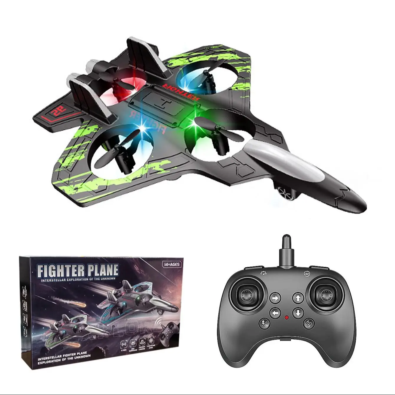 High-end Electric Remote Control Jet Airplane Toys, Rc Airplane Trainer Gifts, Suitable for Boys Aged 3 To 12, The Remote-controlled Helicopters Provi