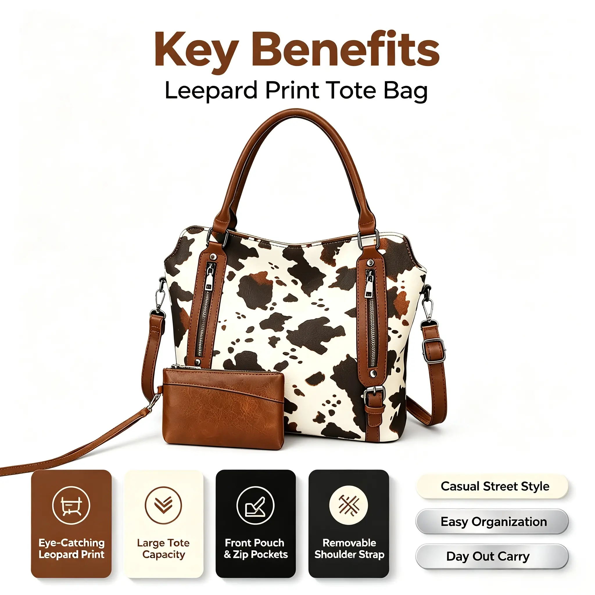 Women's Retro Tote Bags (2pcs) - Professional Texture, Large Capacity, Layered Storage, Handheld-Shoulder Design for White-Collar Client Meetings