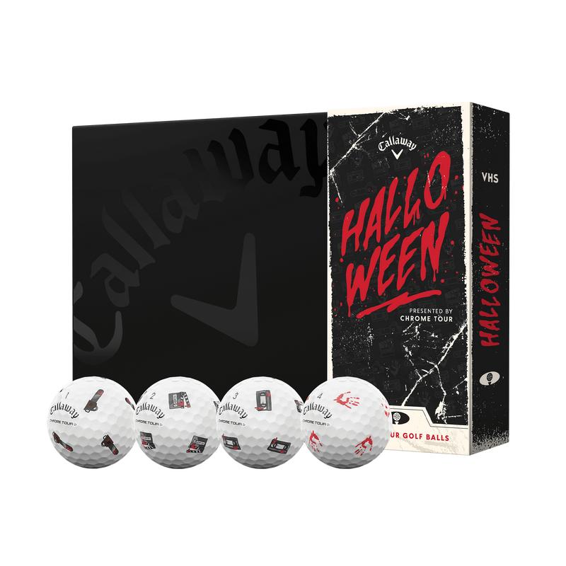 Callaway Golf Chrome Tour Halloween Golf Balls in White