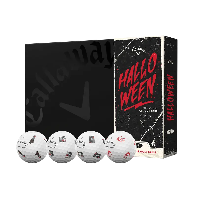 Callaway Golf Chrome Tour Halloween Golf Balls in White