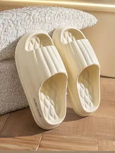 Men's Summer Fashion Casual Non-Slip Anti-Odor Slippers, Wear-Resistant Comfortable Soft One-Piece Design, Outdoor Beach Camping Fishing Indoor Bathing Footwear