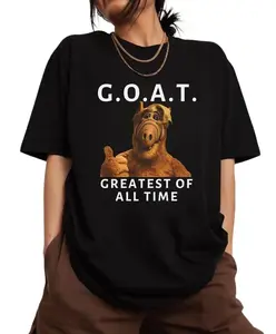 G.O.A.T. Alf GOAT Greatest of All Time Funny Meme Tee Shirt BFF Gift Mad Crazy Fringe Nut Job Shirt John Cena Oscars T-Shirt Ricky Stanicky
